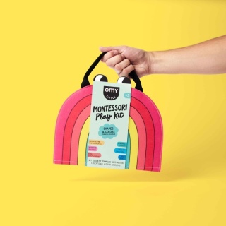 OMY MONTESSORI MIĘKKA KSIĄŻKA AKTYWIZUJĄCA - KSZTAŁTY I KOLORY