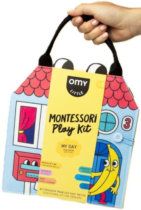 OMY MONTESSORI MIĘKKA KSIĄŻKA AKTYWIZUJĄCA - MÓJ DZIEŃ