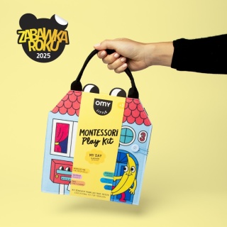 OMY MONTESSORI MIĘKKA KSIĄŻKA AKTYWIZUJĄCA - MÓJ DZIEŃ