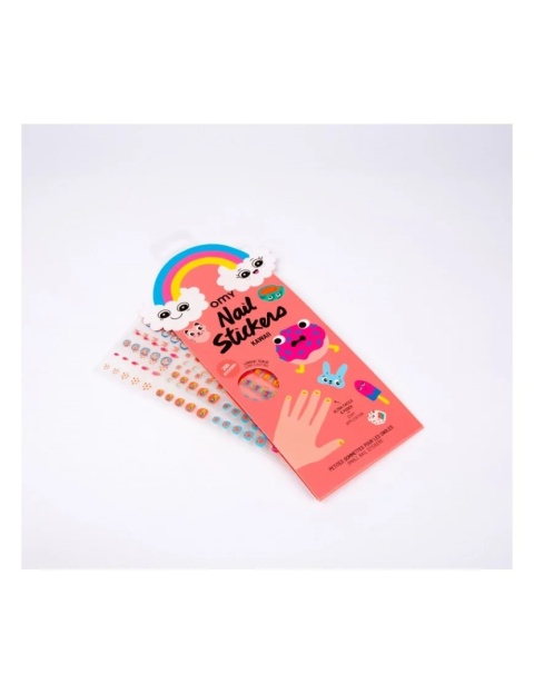 OMY NAKLEJKI NA PAZNOKCIE DLA DZIECI KAWAII - 200 SZTUK
