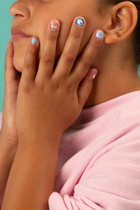 OMY NAKLEJKI NA PAZNOKCIE DLA DZIECI KAWAII - 200 SZTUK