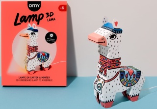 OMY ZESTAW KREATYWNY DIY LAMPA 3D - LAMA