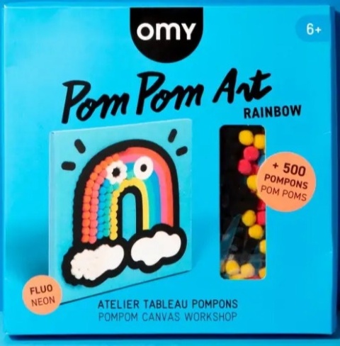 OMY ZESTAW KREATYWNY DO WYKLEJANIA POMPONAMI