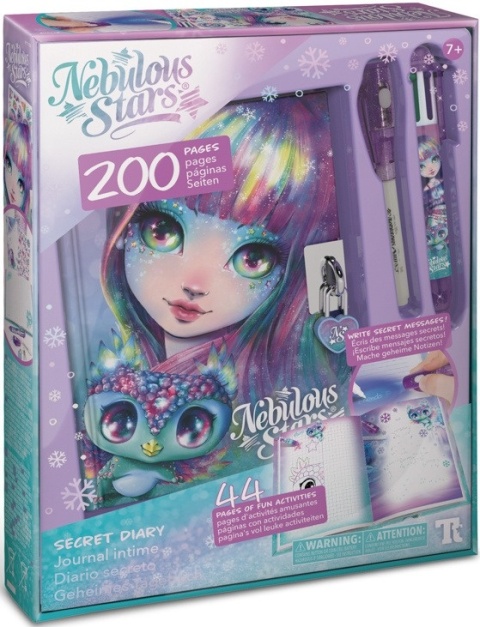 Pamiętnik na kłódkę-z niewidzialnym pisakiem Isadora Nebulous Stars 