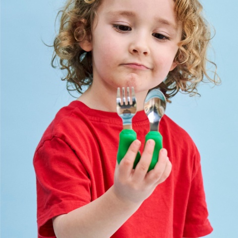 SZTUĆCE DLA DZIECI NANA'S MANNERS ETAP 2, 1-3 LAT