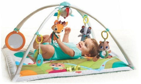 USZ. TINY LOVE 12051068 Gimnastyka dla bobasa z pałąkami Leśna Kraina