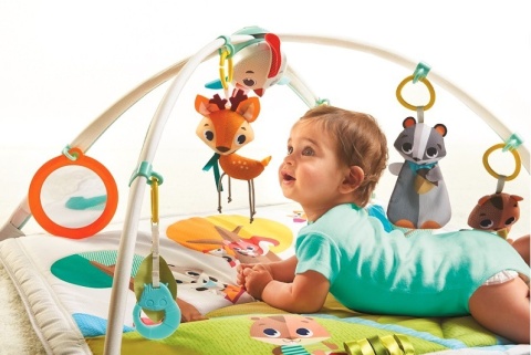 USZ. TINY LOVE 12051068 Gimnastyka dla bobasa z pałąkami Leśna Kraina