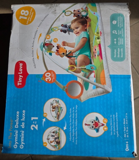 USZ. TINY LOVE 12051068 Gimnastyka dla bobasa z pałąkami Leśna Kraina