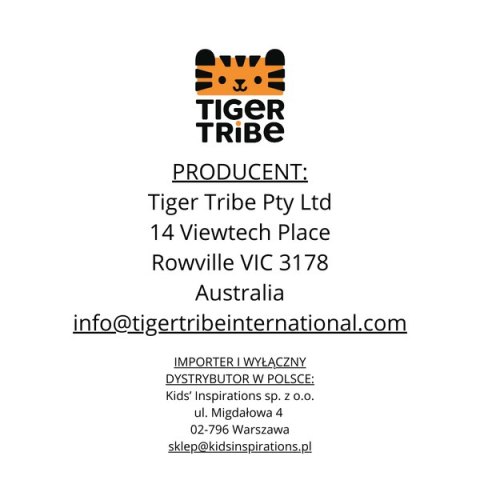 Tiger Tribe Wyklejanie po Numerach - Magiczny Ogród