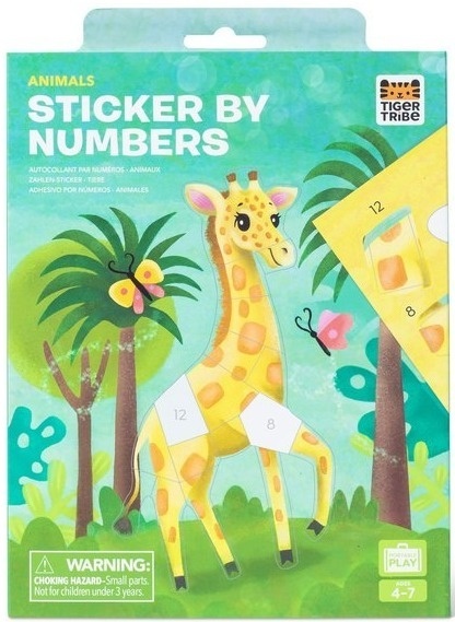 Tiger Tribe Wyklejanie po Numerach - Zwierzątka