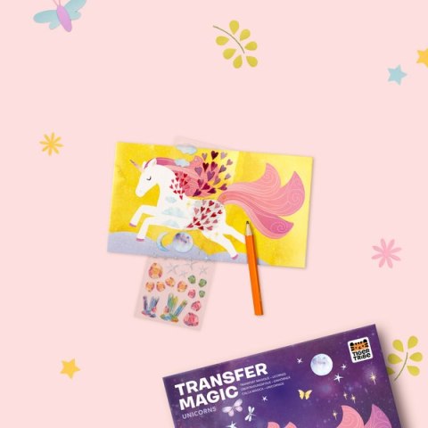 Tiger Tribe Zestaw z Folią Transferową - Jednorożce