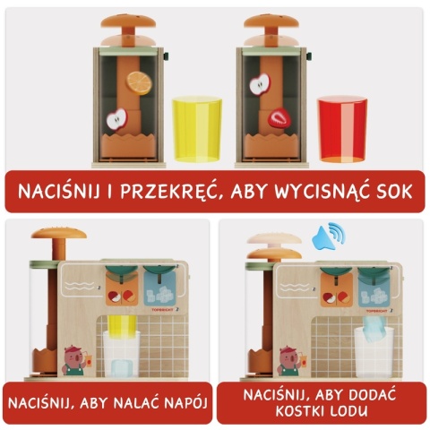 Topbright Wyciskarka do soków Boutique – Zabawka edukacyjna dla dzieci 36m+