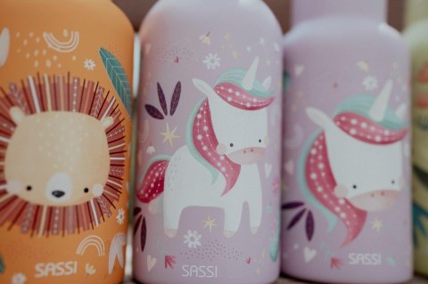 SASSI Butelka na wodę bidon 500 ml Jednorożec