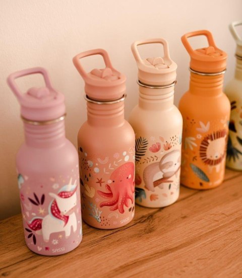 SASSI Butelka na wodę bidon 500 ml Jednorożec
