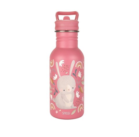 SASSI Butelka na wodę bidon 500 ml Królik