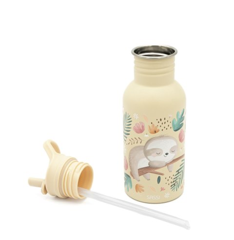SASSI Butelka na wodę bidon 500 ml Leniwiec