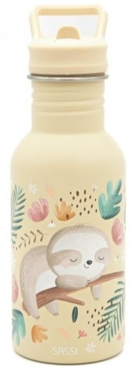 SASSI Butelka na wodę bidon 500 ml Leniwiec