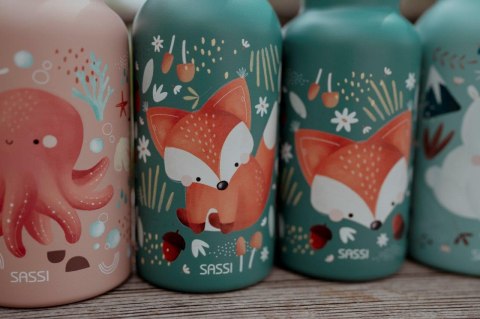 SASSI Butelka na wodę bidon 500 ml Lisek