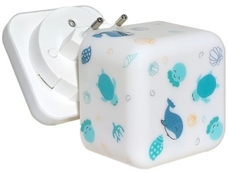 Cloud B Przenośna lampka nocna Cube B świecąca kostka Ocean