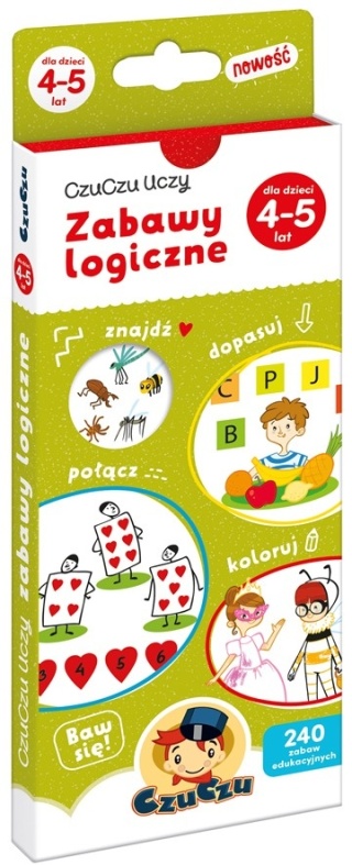 CzuCzu Uczy Zabawy logiczne dla dzieci od 4-5 lat