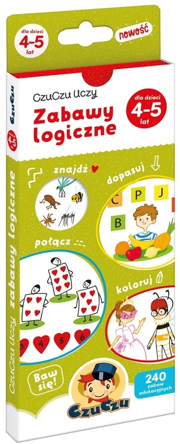 CzuCzu Uczy Zabawy logiczne dla dzieci od 4-5 lat