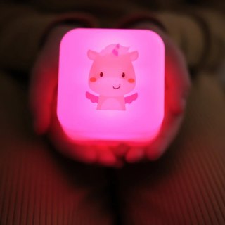 Cloud B Lampka nocna Cube B - Jednorożec Lily
