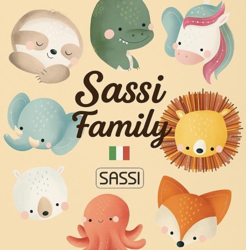 SASSI Lunchbox pojemnik silikonowy Jednorożec