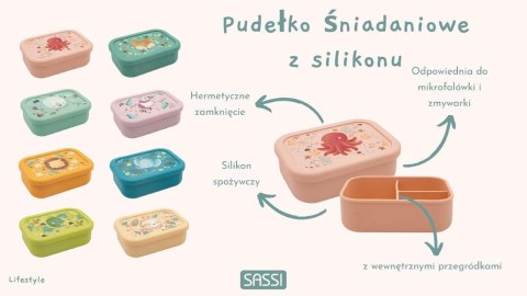 SASSI Lunchbox pojemnik silikonowy Lisek