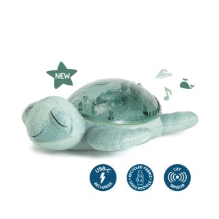 Cloud b Projektor z pozytywką - Żółw podwodny zielony ECO, Tranquil Turtle