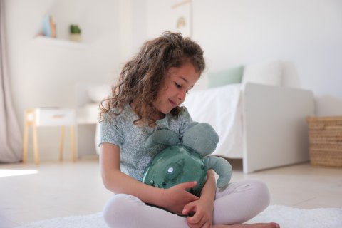 Cloud b Projektor z pozytywką - Żółw podwodny zielony ECO, Tranquil Turtle