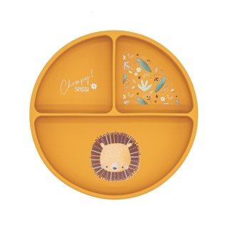 SASSI Talerz silikonowy z przyssawką Lew