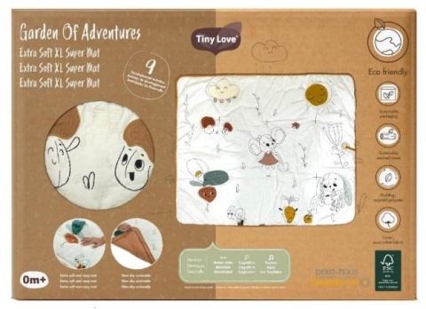 Tiny Love Mata edukacyjna/podróżna - Garden of Adventure XL