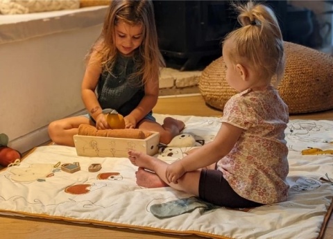 Tiny Love Mata edukacyjna/podróżna - Garden of Adventure XL