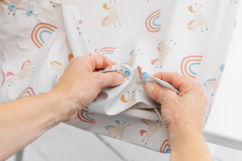 BiBADO Wodoodporny śliniak z długim rękawem BLW Fairytale Foodies