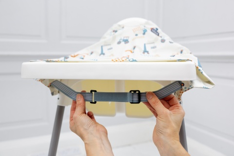 BiBADO Wodoodporny śliniak z długim rękawem BLW Little Loader