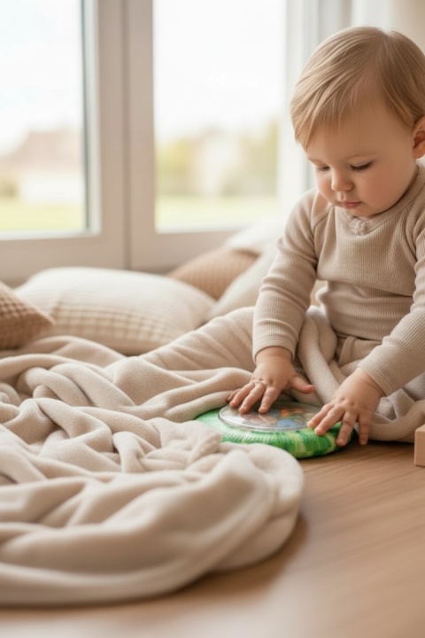 Jellystone, Sensoryczny dysk z figurkami A-Ku-Ku! Peekaboo, motyw Dinozaur