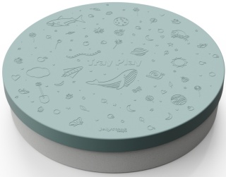 Jellystone, Tacka sensoryczna Play Tray Sage 2w1 pojemnik kolor zielony