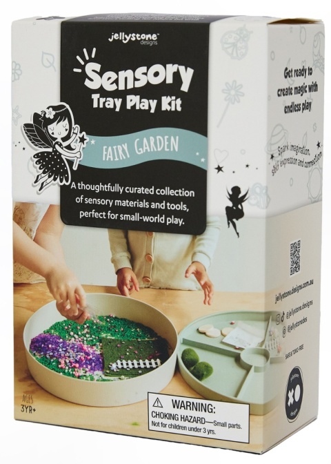 Jellystone, Zestaw sensoryczny Zaczarowany Ogród, wkład do tacki sensorycznej Play Tray