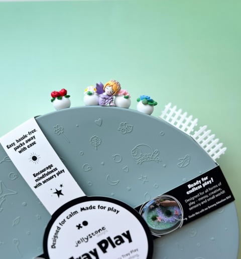 Jellystone, Zestaw sensoryczny Zaczarowany Ogród, wkład do tacki sensorycznej Play Tray