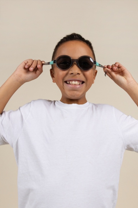 KIETLA Okulary przeciwsłoneczne Pop 7-12 Black Lagoon