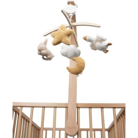 Little Dutch Drewniana karuzela do łóżeczka Newborn Naturals FSC