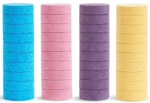 Munchkin Kolorowe pastylki do kąpieli, 40 szt