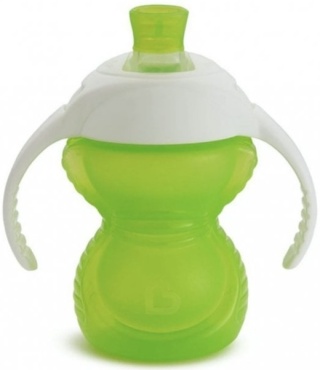 Munchkin Kubek treningowy z ustnikiem odpornym na gryzienie, zielony, 237 ml