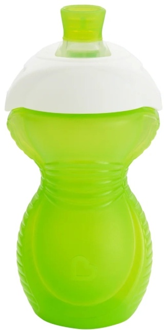 Munchkin Kubek treningowy z ustnikiem odpornym na gryzienie, zielony, 296 ml