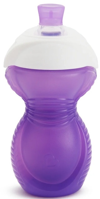 Munchkin Kubek treningowy z ustnikiem odpornym na gryzienie, fioletowy, 296 ml