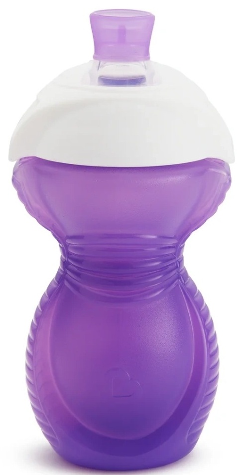 Munchkin Kubek treningowy z ustnikiem odpornym na gryzienie, fioletowy, 296 ml