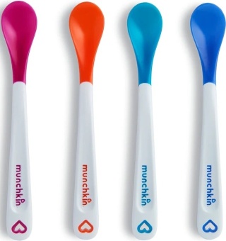 Munchkin Łyżeczki z czujnikiem temperatury White Hot, 4 szt