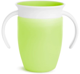 Munchkin Miracle 360° kubek treningowy z uchwytami, zielony, 207 ml
