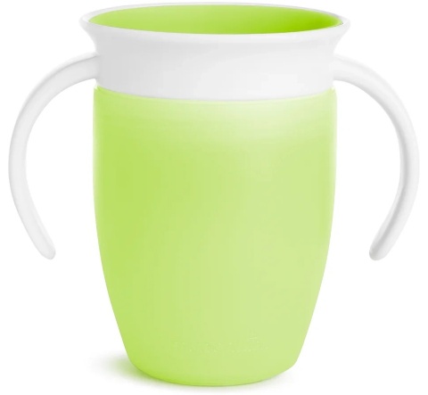 Munchkin Miracle 360° kubek treningowy z uchwytami, zielony, 207 ml
