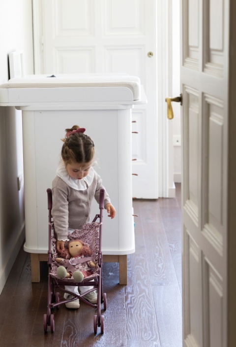 Pasito a pasito Lalka Bibi szmaciana przytulanka laleczka Cherry Flowe 35cm